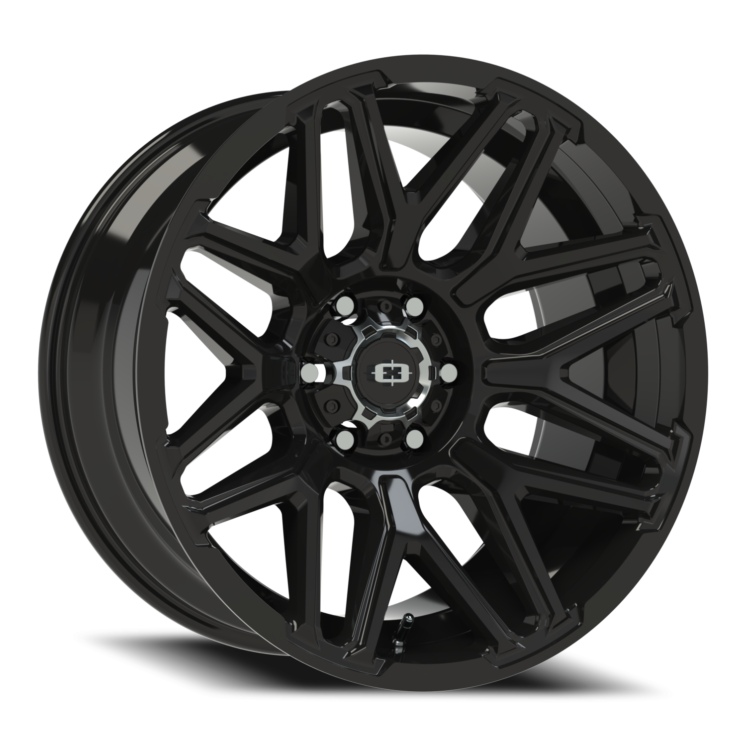 20x10 Vision 305 Rekluse Gloss Black Wheel 6x5.5 Bolt Pattern -25mm Offset