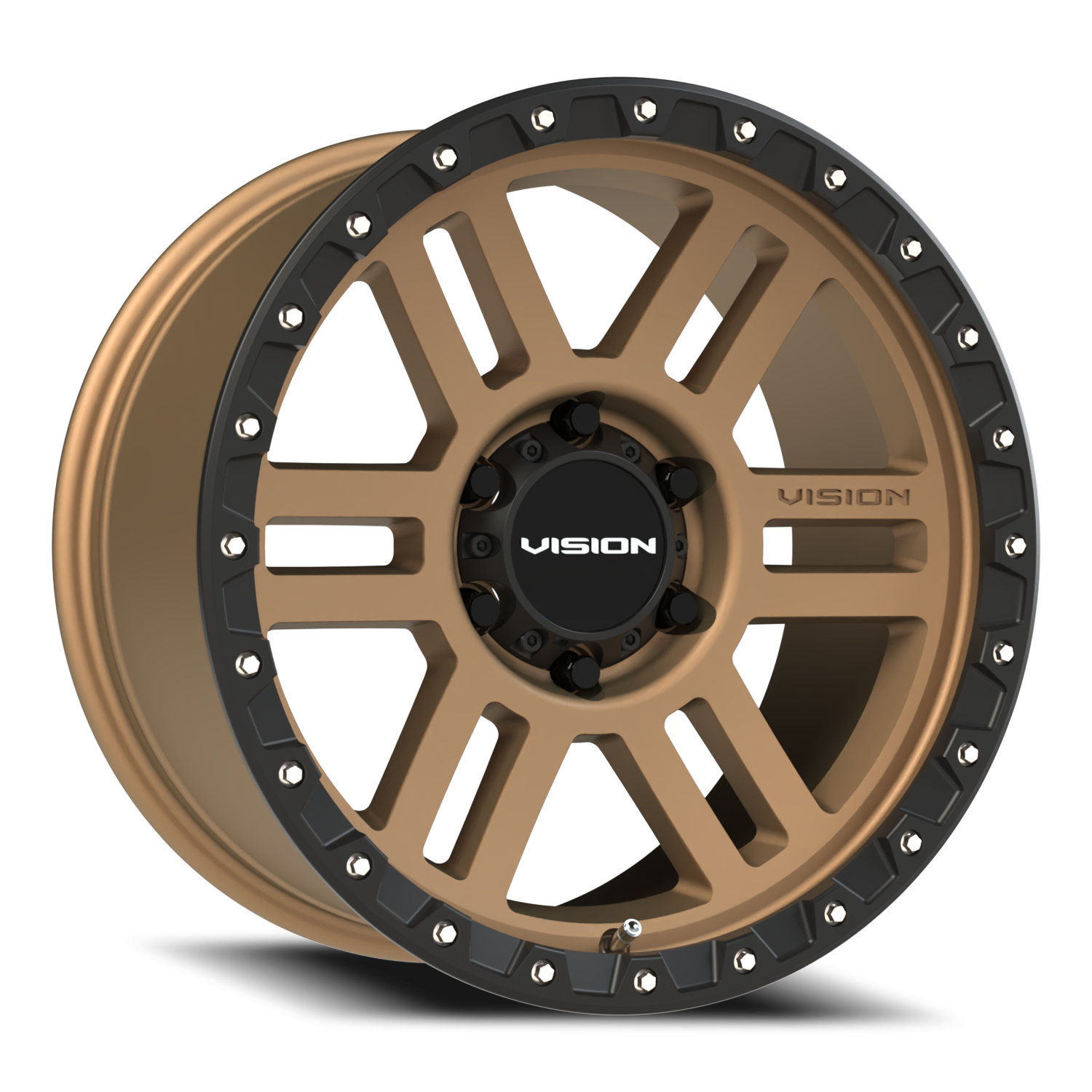 18x9 Vision 354 Manx 2 Bronze Wheel 6x5.5 Bolt Pattern 12mm Offset