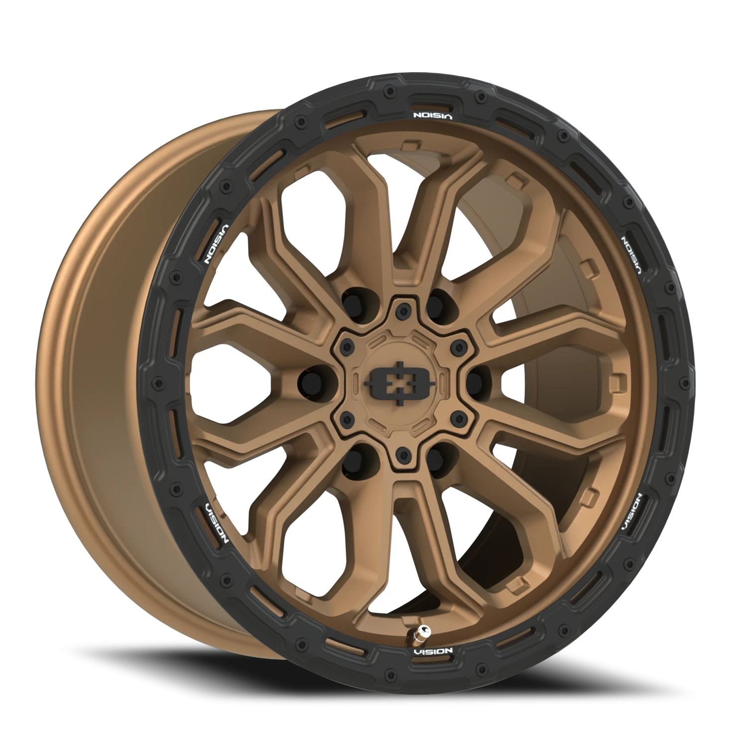 17x9 Vision 405 Korupt Satin Bronze Wheel 6x5.5 Bolt Pattern -12mm Offset