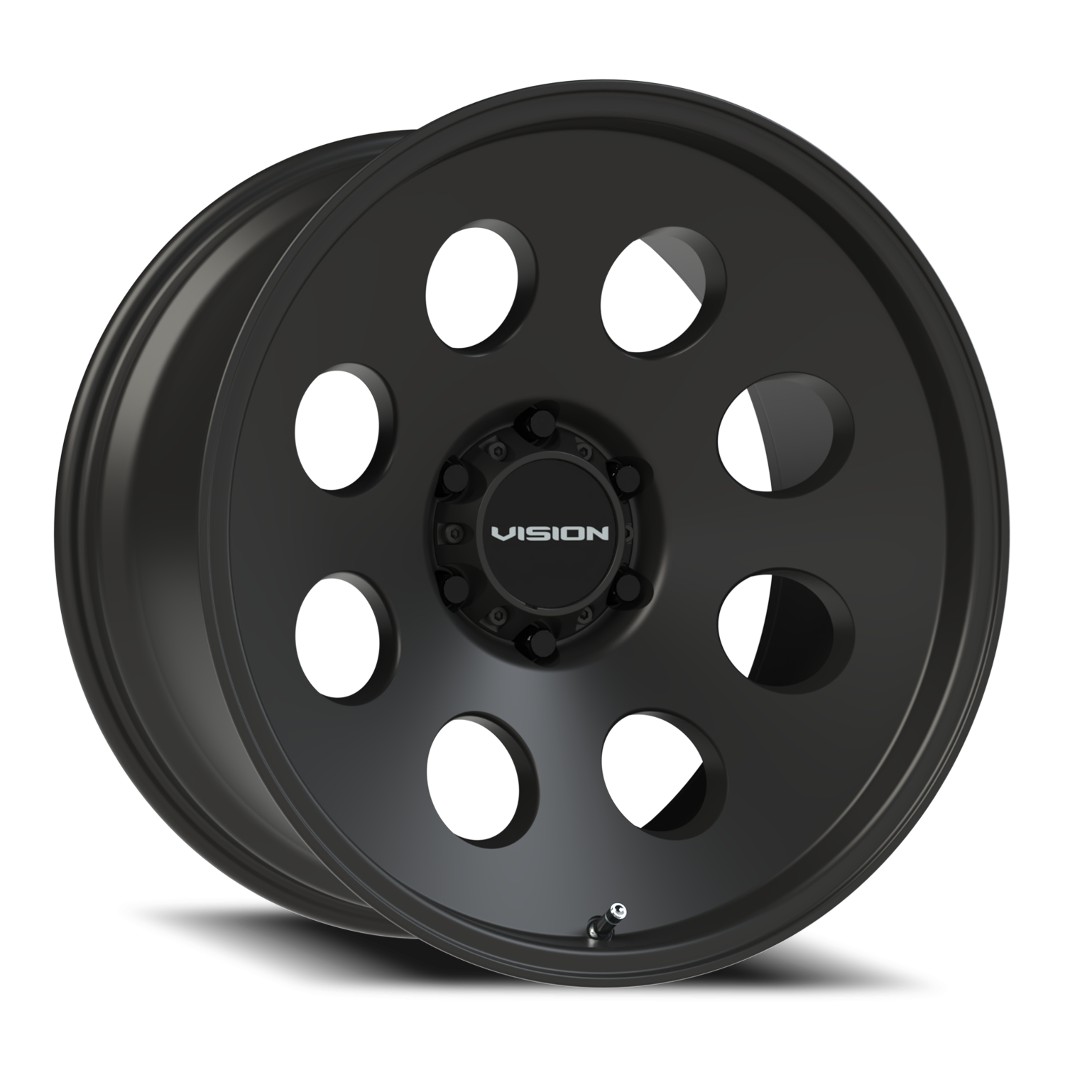 20x10 Vision 56 Midway Satin Black Wheel 6x5.5 Bolt Pattern -25mm Offset