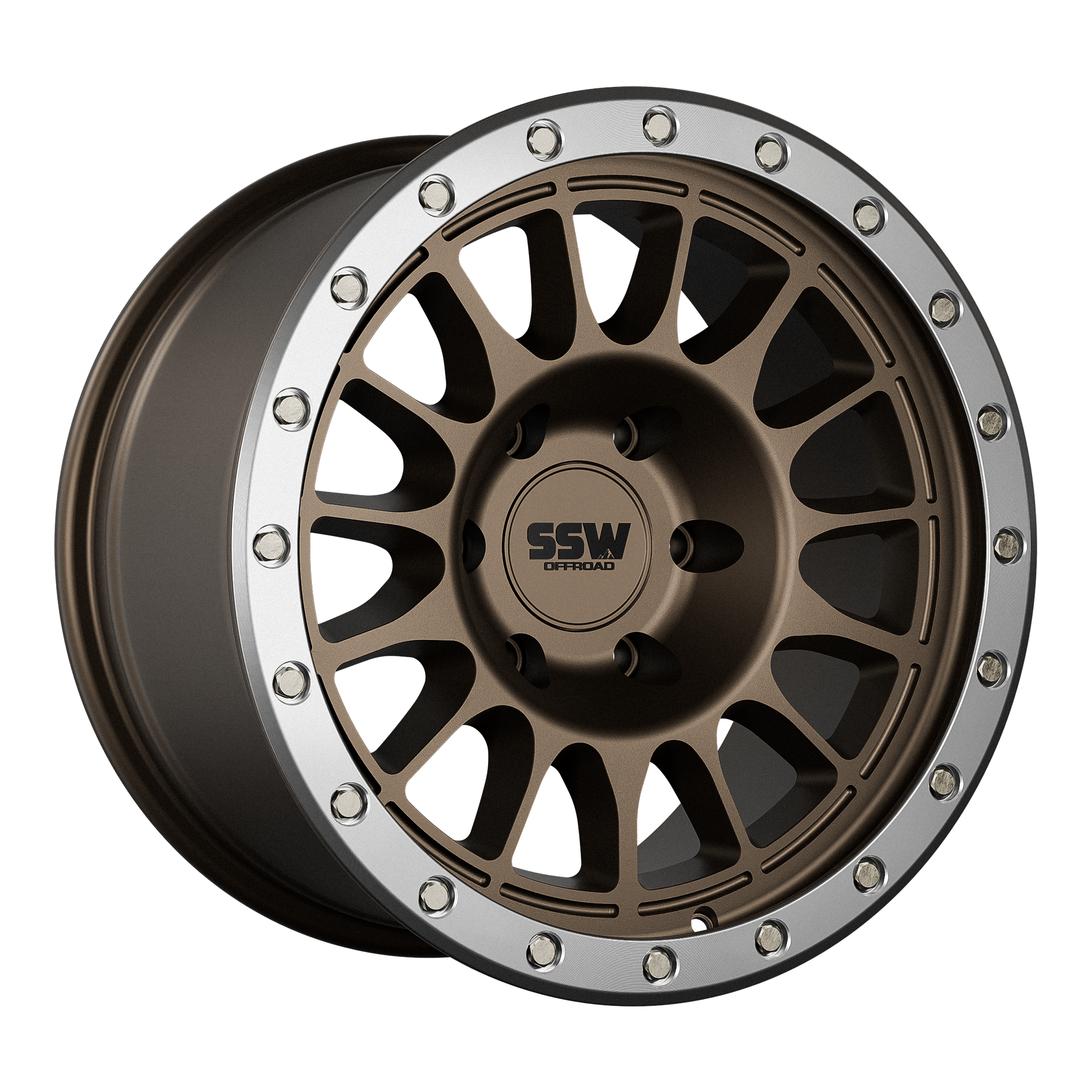 17x9 SSW Offroad Dakar Evo Matte Bronze Wheel 6x5.5 Bolt Pattern 0 mm Offset