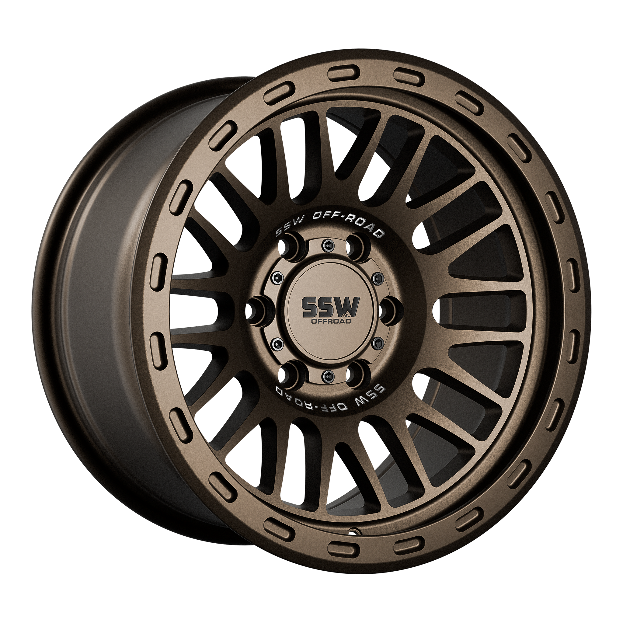 17x9 SSW Offroad Griffon Matte Bronze Wheel 6x5.5 Bolt Pattern -25 mm Offset