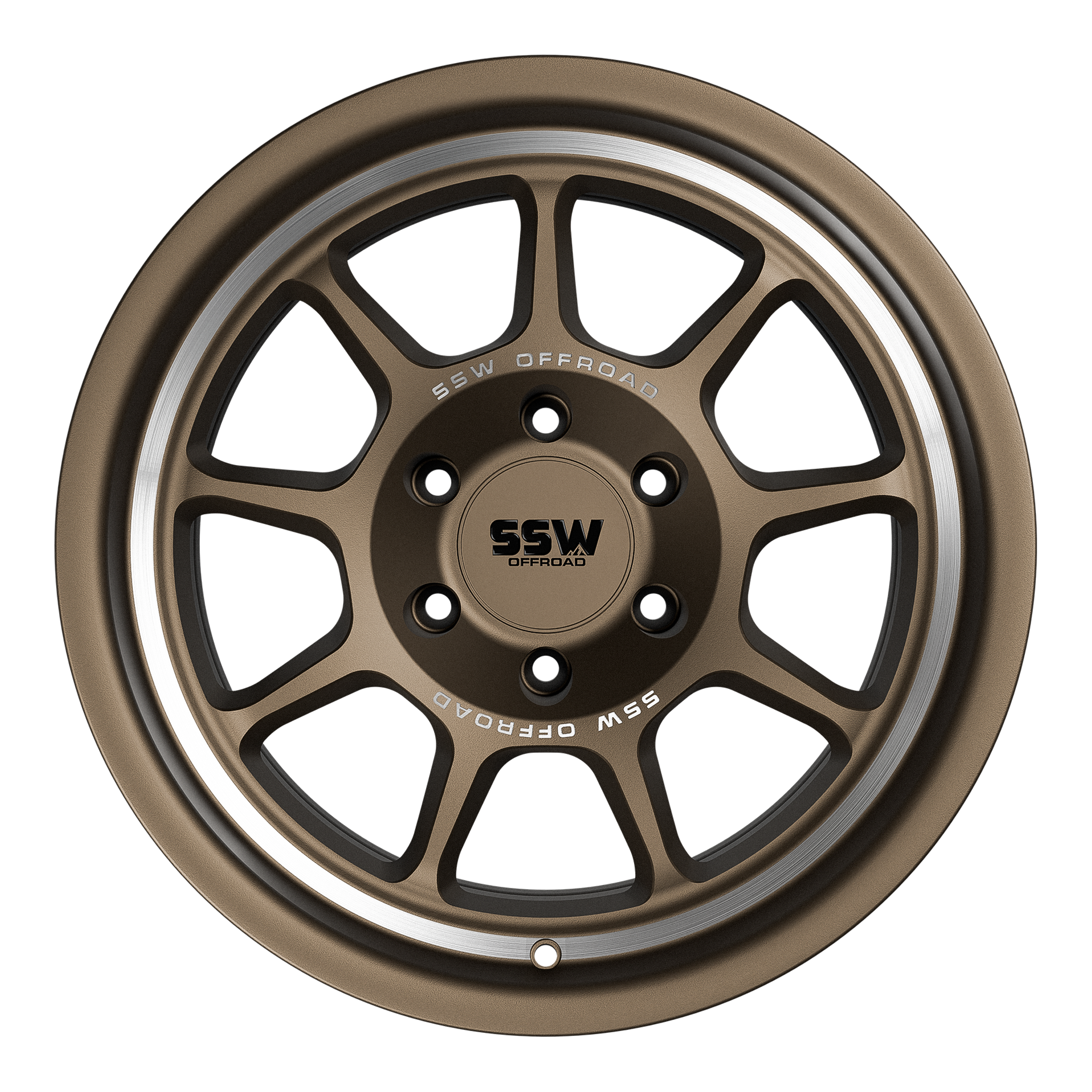 17x9 SSW Offroad Nova Matte Bronze Wheel 6x5.5 Bolt Pattern -25 mm Offset