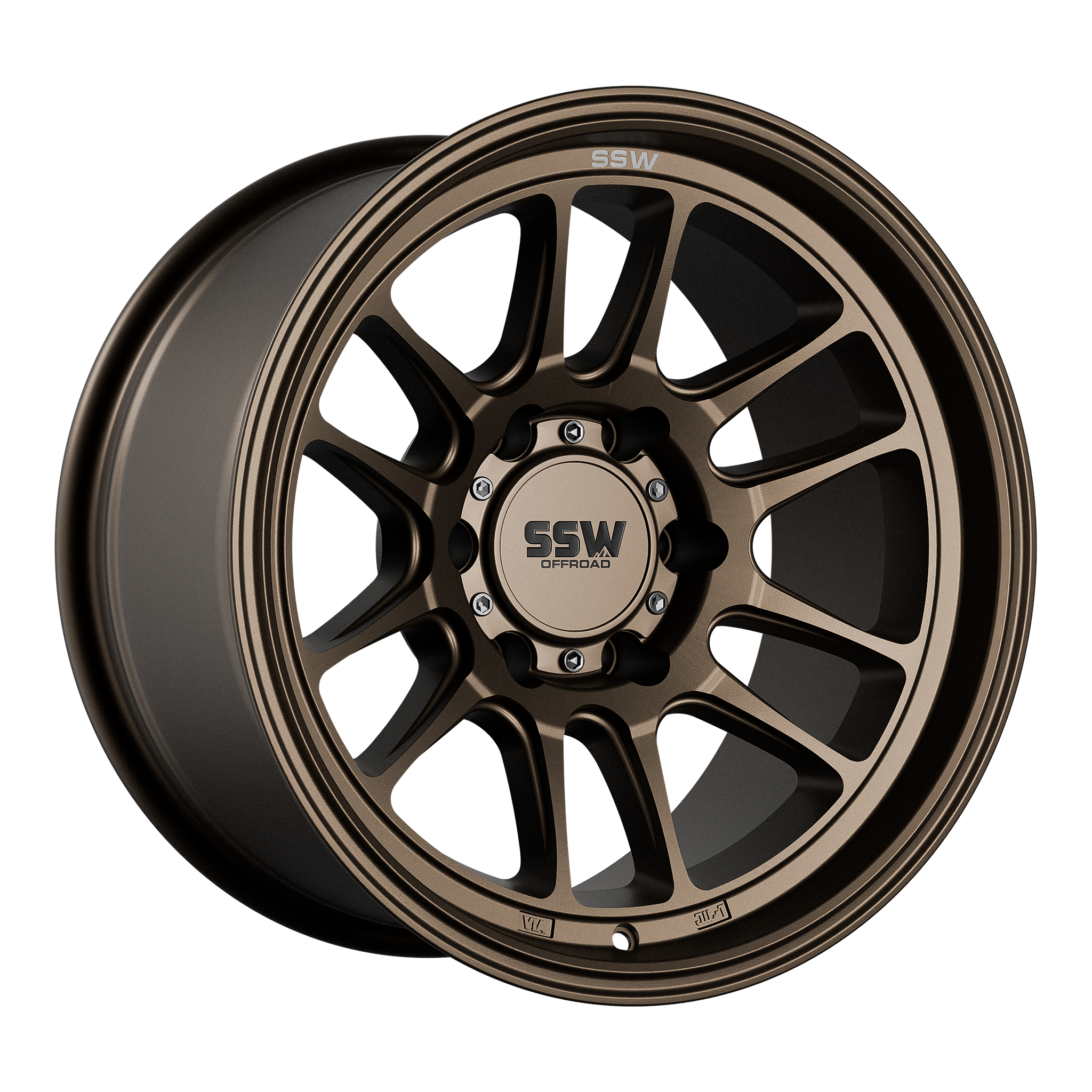 17x9 SSW Offroad Raptor Matte Bronze Wheel 6x5.5 Bolt Pattern -12 mm Offset