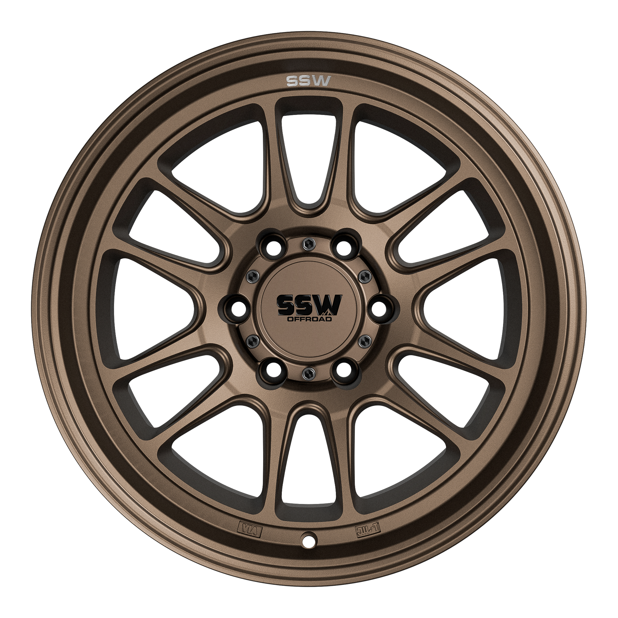 17x9 SSW Offroad Raptor Matte Bronze Wheel 6x5.5 Bolt Pattern -12 mm Offset