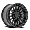 17x8.5 Arena A130 Podium Satin Black Wheel 6x5.5 Bolt Pattern 25mm Offset