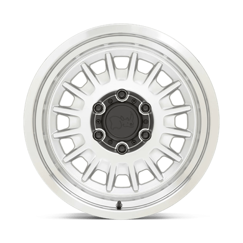 17x9 black rhino hard alloys als aliso gloss silver w mirror cut wheel 6x5.5 bolt pattern 38mm offset
