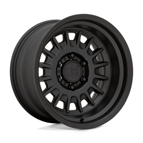 17x9 black rhino hard alloys als aliso matte black wheel 6x5.5 bolt pattern 38mm offset