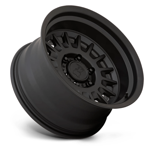 17x8 5 black rhino hard alloys als aliso matte black wheel 6x5.5 bolt pattern 10mm offset