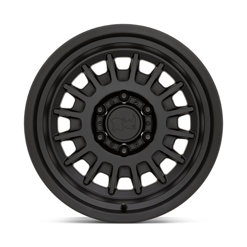 17x8 black rhino hard alloys als aliso matte black wheel 6x5.5 bolt pattern 0mm offset