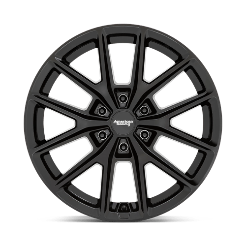 18x8 5 american racing ar945 gloss black wheel 6x5.5 bolt pattern 20mm offset