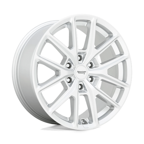 17x8 american racing ar945 hyper silver wheel 6x5.5 bolt pattern 20mm offset