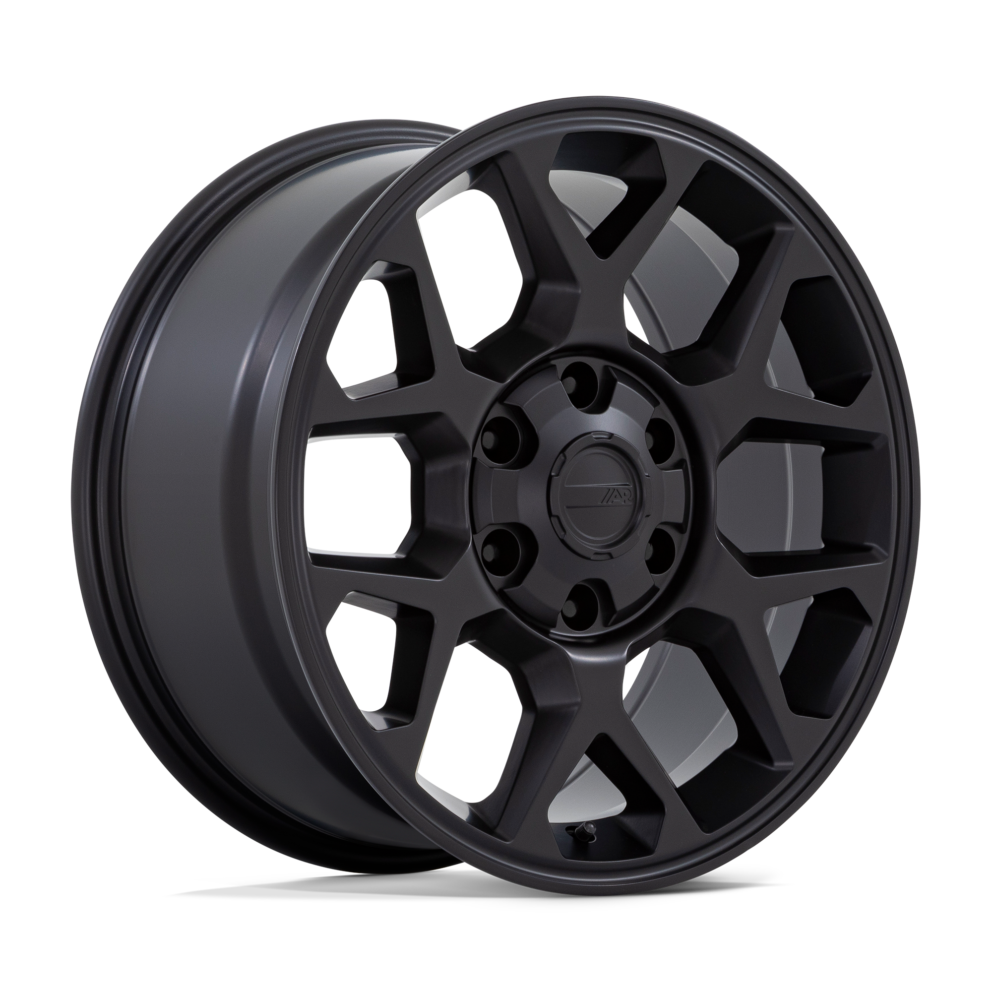 20x8.5 American Racing AR949 WWP3 Matte Black Wheel 6x5.5 Bolt Pattern 30 Offset