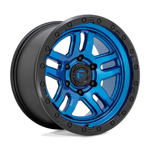 20x10 fuel off-road d790 ammo blue w black lip wheel 6x5.5 bolt pattern 18mm offset