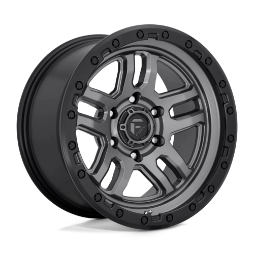 20x9 fuel off-road d701 ammo matte gunmetal black bead ring wheel 6x5.5 bolt pattern 1mm offset