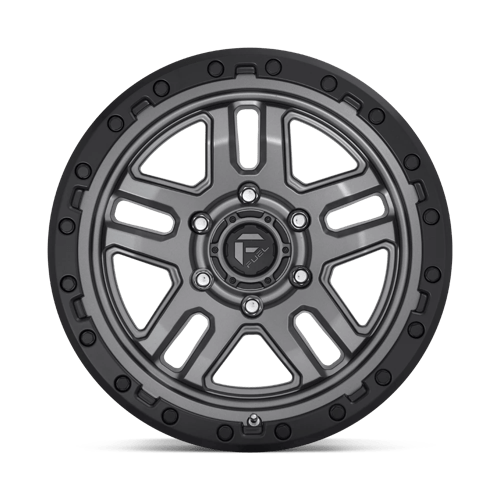 18x9 fuel off-road d701 ammo matte gunmetal black bead ring wheel 6x5.5 bolt pattern 1mm offset