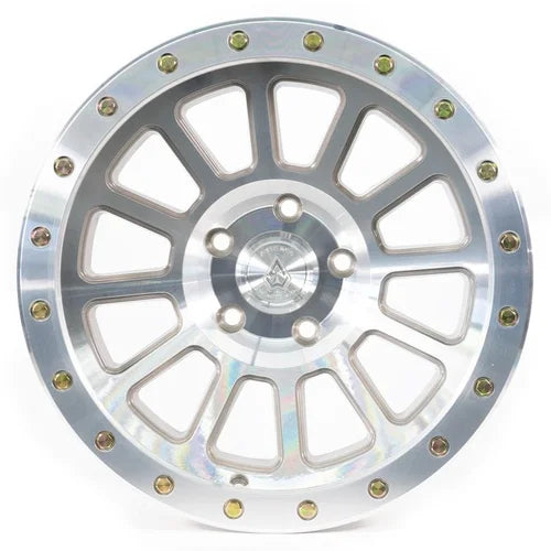 17x9 arena wheel a105 ammo gloss silver machined wheel 6x5.5 bolt pattern 0mm offset