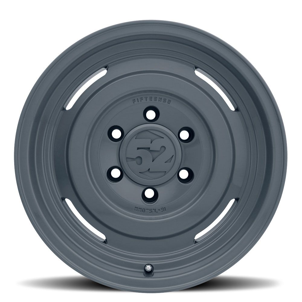 17x8.5 Fifteen 52 Analog HD Gloss Grey Wheel 6x5.5 Bolt Pattern 0mm Offset