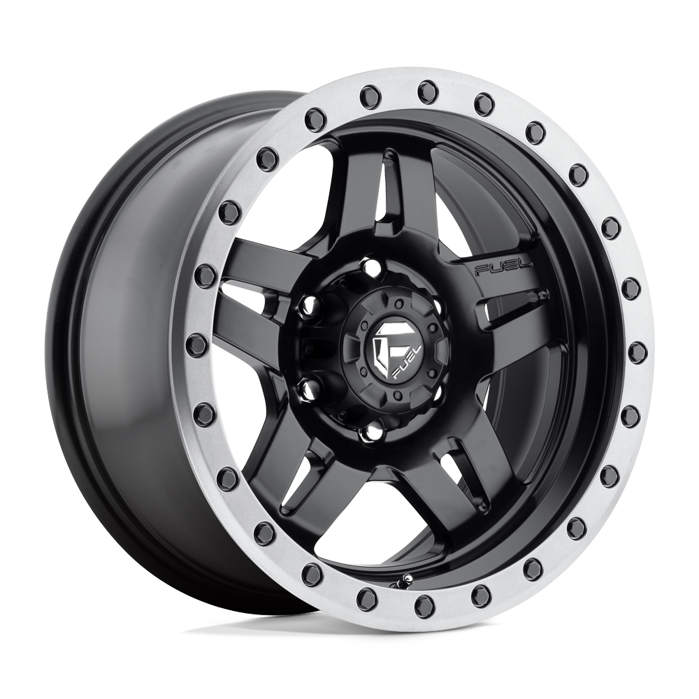 17x8.5 Fuel D557 Anza Matte Black Wheel 6x5.5 Bolt Pattern 6 Offset