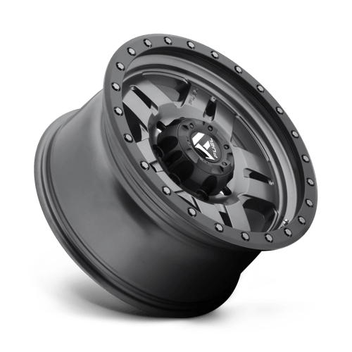 20x10 fuel off-road d558 anza matte gunmetal black bead ring wheel 6x5.5 bolt pattern 18mm offset