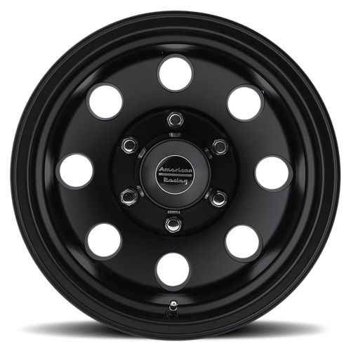 15x8 american racing ar172 baja satin black wheel 6x5.5 bolt pattern 19mm offset