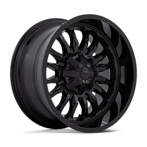 20x10 fuel off-road d796 arc matte black w gloss black lip wheel 6x5.5 bolt pattern 18mm offset