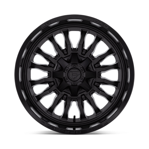 20x10 fuel off-road d796 arc matte black w gloss black lip wheel 6x5.5 bolt pattern 18mm offset