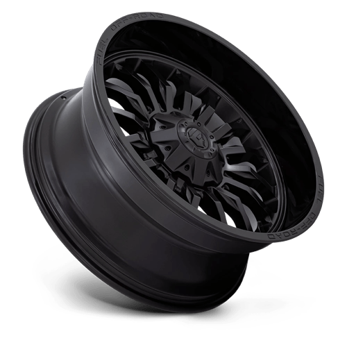 22x10 fuel off-road d796 arc matte black w gloss black lip wheel 6x5.5 bolt pattern 18mm offset