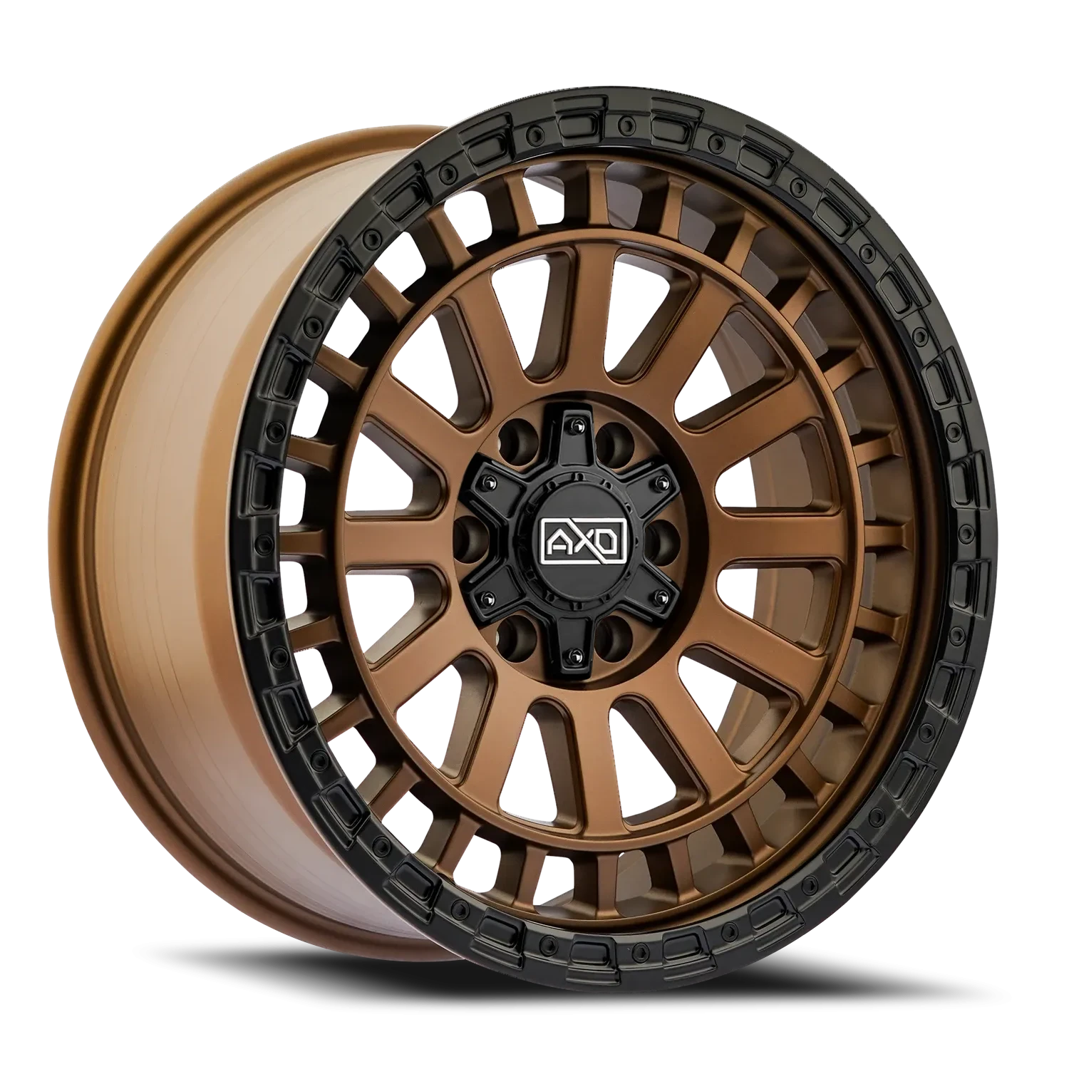 20x9 AXD Off-Road AS2 Satin Titanium W/Blk Lip Wheel 6x5.5 Bolt Pattern 0mm Offset