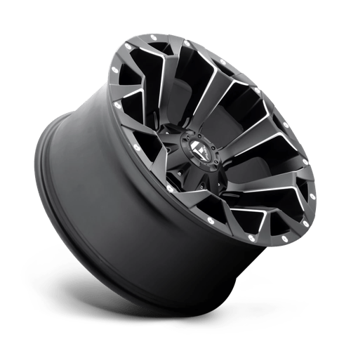 17x9 fuel off-road d546 assault matte black milled wheel 6x5.5 bolt pattern 2mm offset