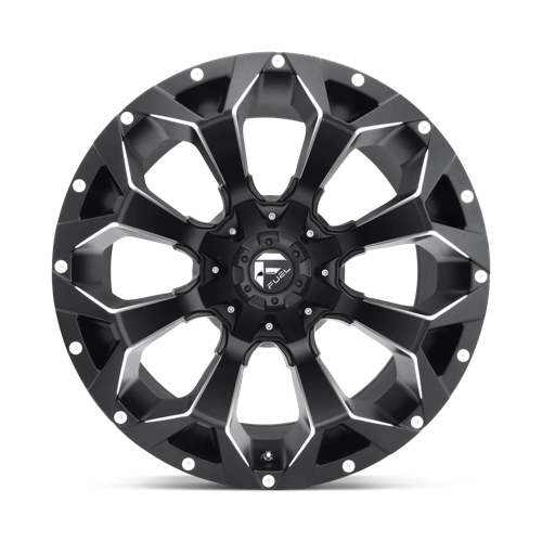 17x9 fuel off-road d546 assault matte black milled wheel 6x5.5 bolt pattern 2mm offset