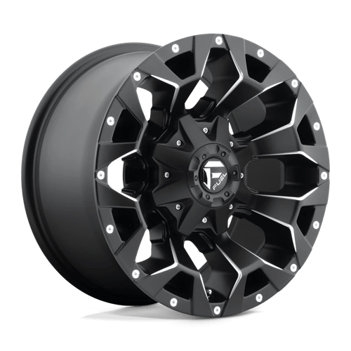 17x9 fuel off-road d546 assault matte black milled wheel 6x5.5 bolt pattern 1mm offset