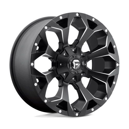 20x9 fuel off-road d546 assault matte black milled wheel 6x5.5 bolt pattern 20mm offset