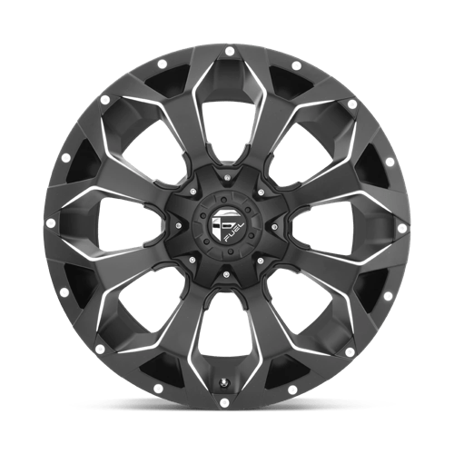 20x9 fuel off-road d546 assault matte black milled wheel 6x5.5 bolt pattern 20mm offset