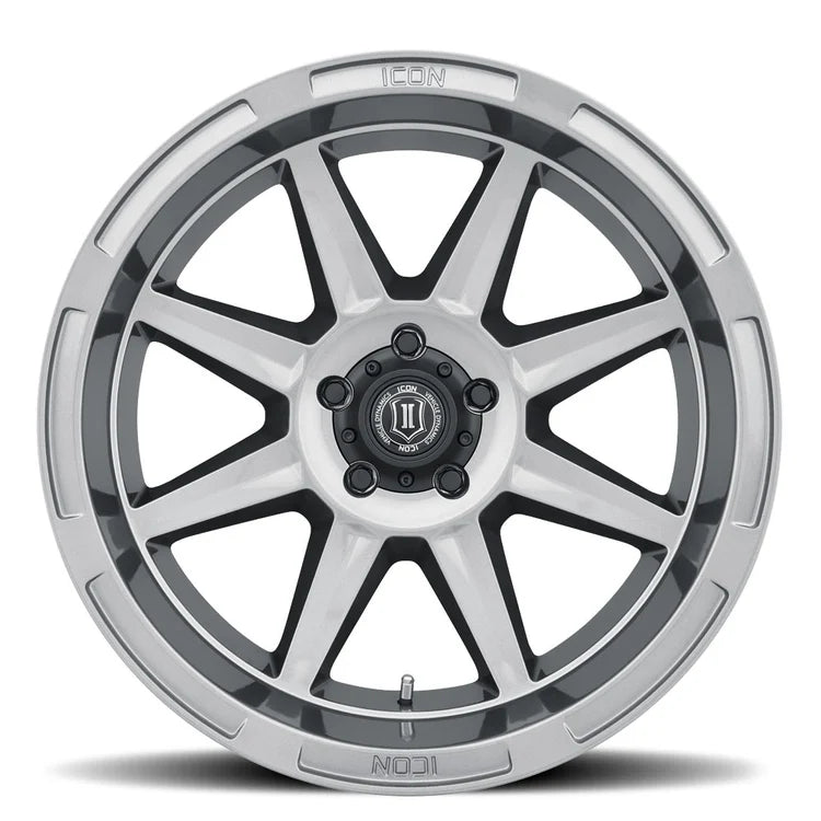 20x10 Icon Alloys Bandit Gun Metal Wheel 6x5.5 Bolt Pattern -24mm Offset