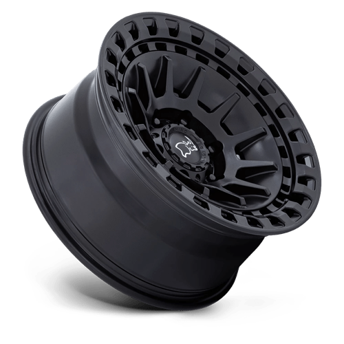 17x8 5 black rhino hard alloys br009 barrage matte black wheel 6x5.5 bolt pattern 10mm offset