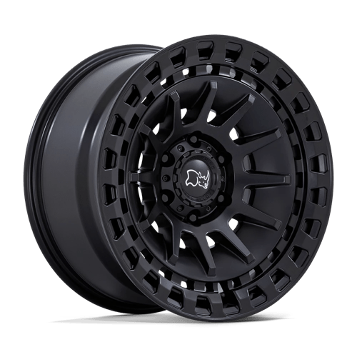 18x9 black rhino hard alloys br009 barrage matte black wheel 6x5.5 bolt pattern 0mm offset