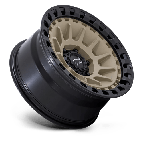 17x8 5 black rhino hard alloys br009 barrage desert sand on matte black wheel 6x5.5 bolt pattern 10mm offset