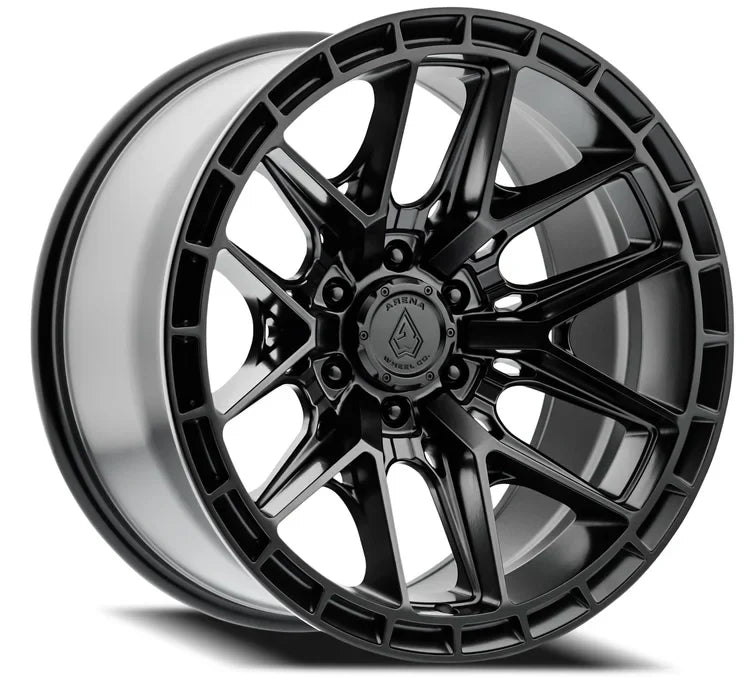 20x10 arena wheel a114 battle satin black wheel 6x5.5 bolt pattern 18mm offset