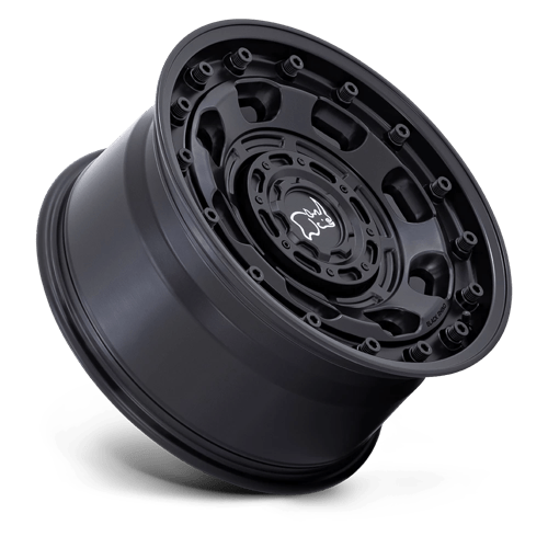 17x8 5 black rhino hard alloys br007 atlas matte black wheel 6x5.5 bolt pattern 10mm offset
