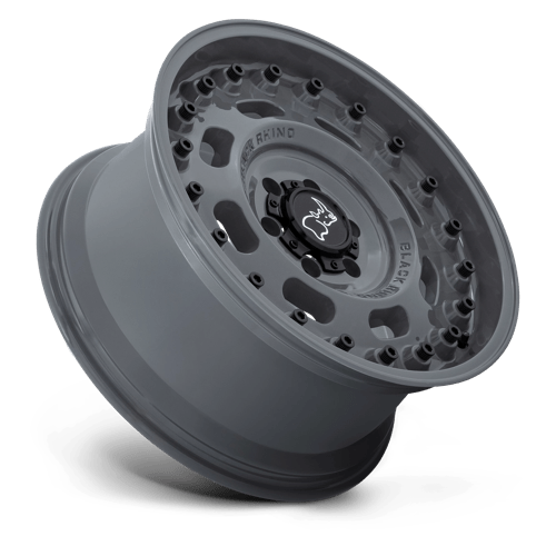 17x9 5 black rhino hard alloys axl axle battleship gray wheel 6x5.5 bolt pattern 6mm offset