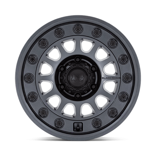 18x8 black rhino hard alloys br012 outback matte gunmetal wheel 6x5.5 bolt pattern 32mm offset