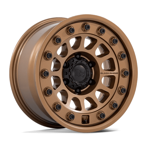 17x8 5 black rhino hard alloys br012 outback matte bronze wheel 6x5.5 bolt pattern 10mm offset