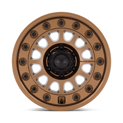 17x8 5 black rhino hard alloys br012 outback matte bronze wheel 6x5.5 bolt pattern 10mm offset
