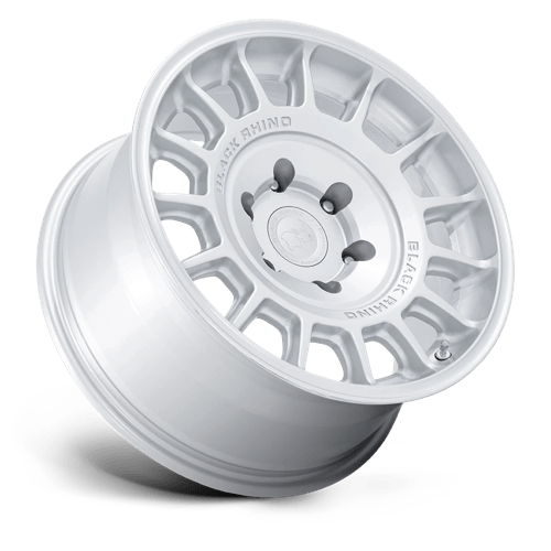 17x8 5 black rhino hard alloys br015 voll hyper silver wheel 6x5.5 bolt pattern 25mm offset