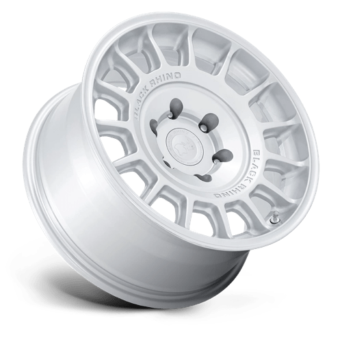 17x8 5 black rhino hard alloys br015 voll hyper silver wheel 6x5.5 bolt pattern 0mm offset
