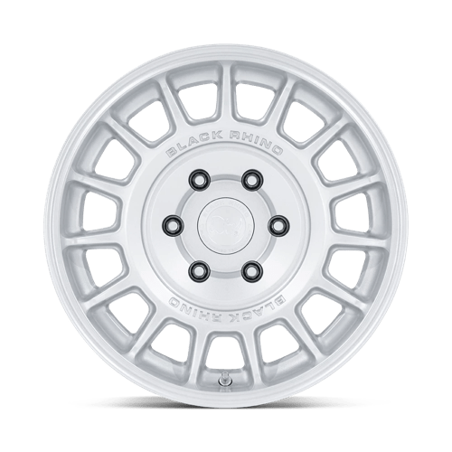 17x8 5 black rhino hard alloys br015 voll hyper silver wheel 6x5.5 bolt pattern 25mm offset