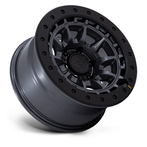 17x8 5 black rhino hard alloys br016 tusk matte gunmetal wheel 6x5.5 bolt pattern 10mm offset