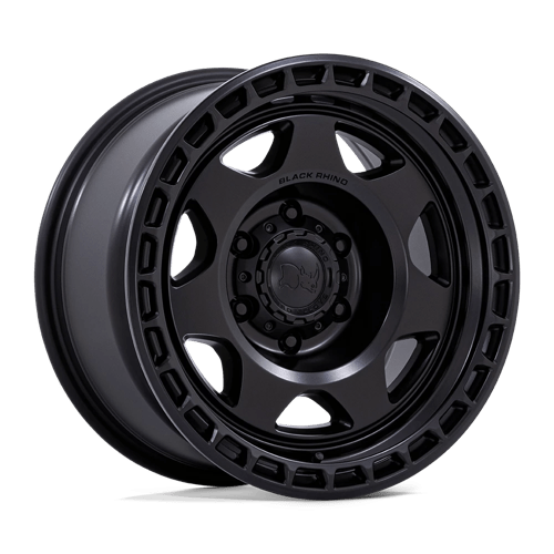 17x8 5 black rhino hard alloys br018 voyager matte black wheel 6x5.5 bolt pattern 10mm offset