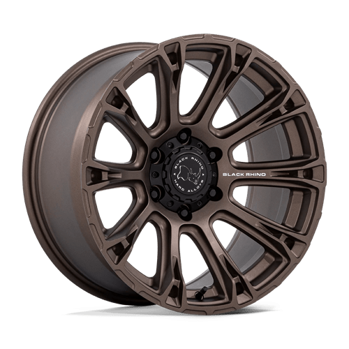 18x9 black rhino hard alloys br020 diamondback burnt bronze wheel 6x5.5 bolt pattern 12mm offset